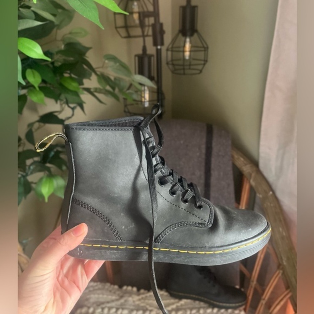 Dr Martens Black Lace-Up Boots